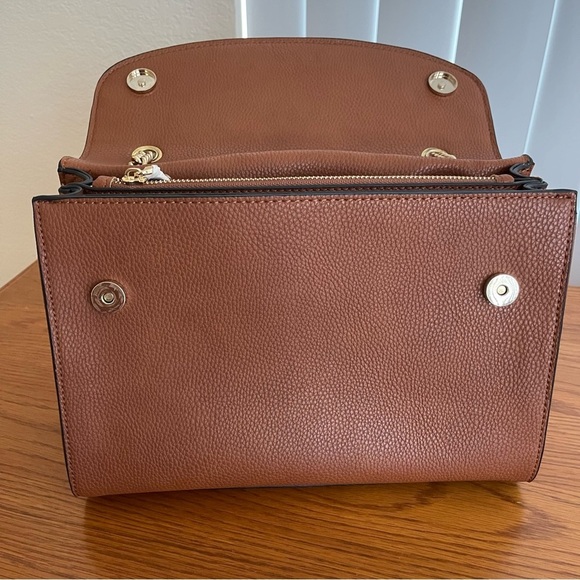Simply Noelle Brown Faux Leather Shoulder/Crossbody Bag - Picture 13 of 16